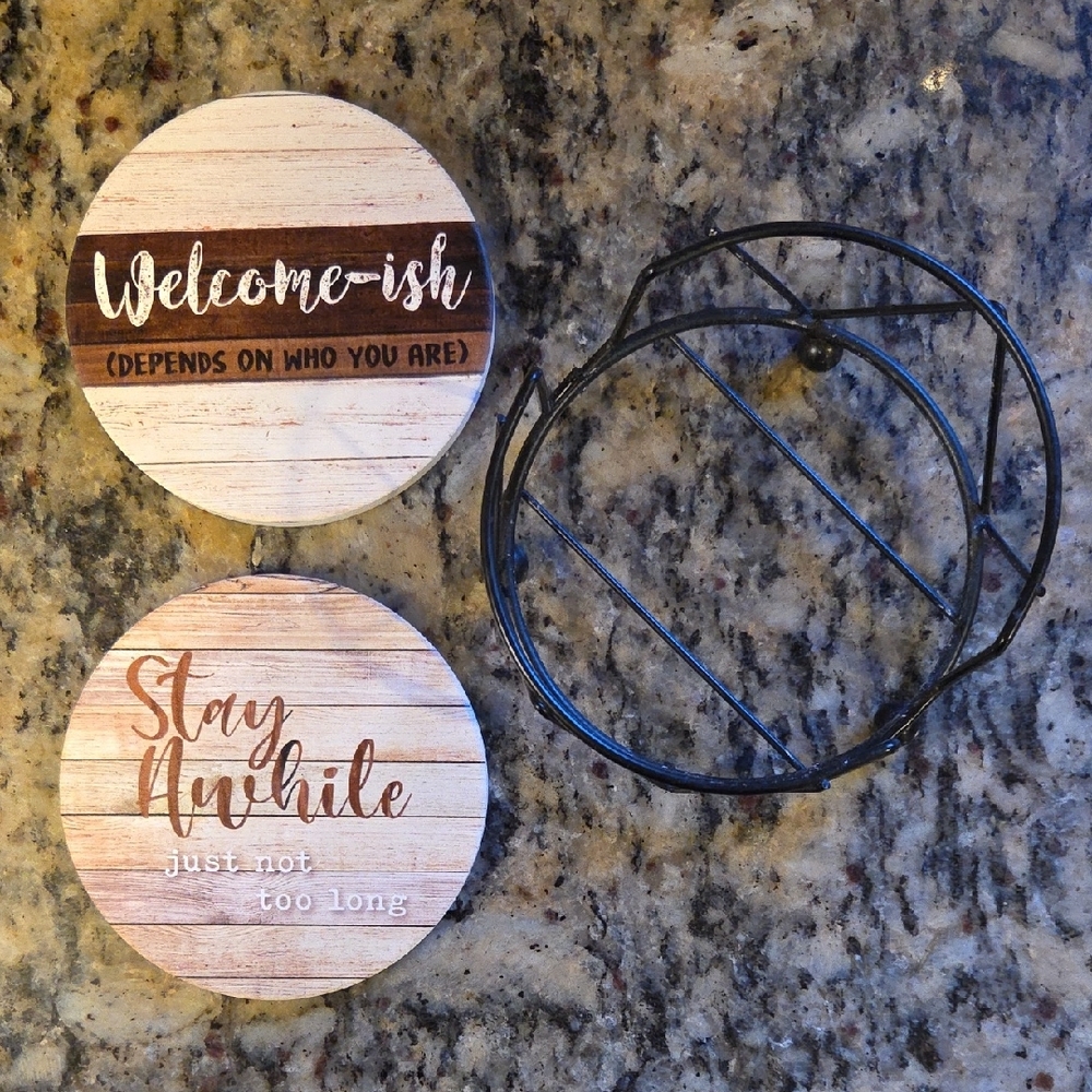 Cheeky Coasters For Beachy Introverts - Picture 2 of 4